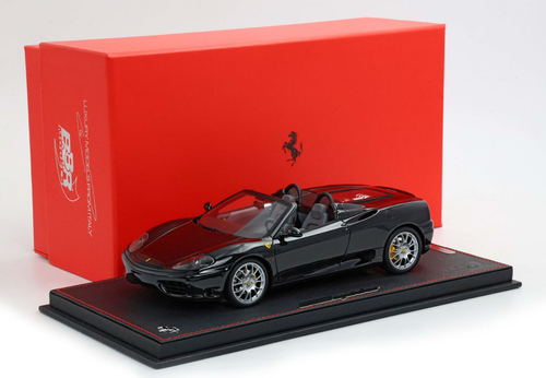 1/18 BBR Ferrari 360 Modena Spider with Challenge Rear Grille (Gloss Black) Car Model