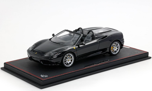 1/18 BBR Ferrari 360 Modena Spider with Challenge Rear Grille (Gloss Black) Car Model