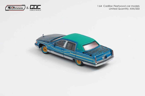 1/64 GOC & MK Miniatures Cadillac Fleetwood Lowrider (Purple