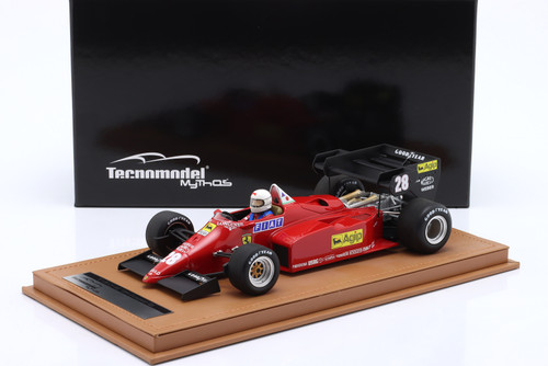 1/18 GP Replicas 1984 Formula 1 Rene Arnoux Ferrari 126C4 #28