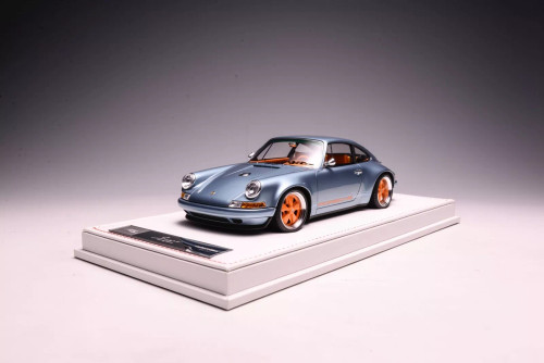 TTTTTTT 1/18 Ivy Merit Porsche 911 964 Singer (Ice Blue Metallic