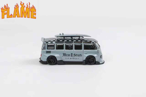 1/64 Flame Model Volkswagen VW T1 BusKombi Widebody Mean Street