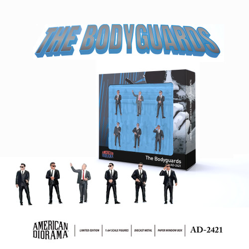 1/64 American Diorama The Bodyguards Diecast Figure Set