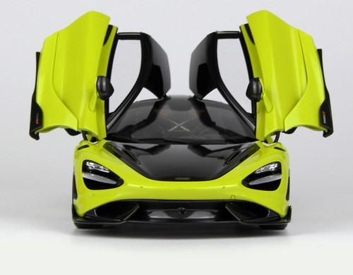 (海外輸入)McLaren 765LTミニカー 開閉ドア HPD 18002 1:18 McLAREN 765LT (CURACAO BLUE) L.E. OF 600
