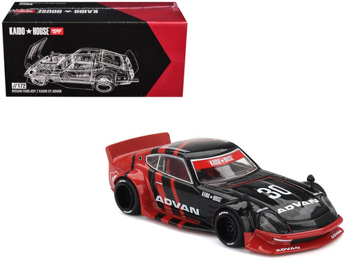 しげぞう　 街道ハウス　Fairlady Z 　ADVAN　チェイス KAIDO☆HOUSE 1/64 NISSAN FAIRLADY Z HKS 118 日産