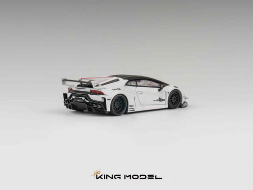 1/64 King Model Lamborghini Huracan LBWK (Yellow) Car Model