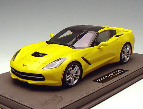 BBR HANDMADE 1/18 CORVETTE STINGRAY (YELLOW) RESIN MODEL! LIMITED