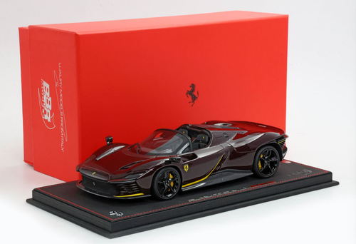 1/18 BBR Ferrari Daytona SP3 (Ruby Red with Open Roof) Car Model Limited 79 Pieces