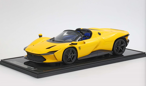 1/12 BBR Ferrari Daytona SP3 (Modena Yellow with Open Roof) Car Model Limited 5 Pieces