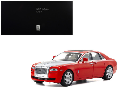 京商 ロールスロイス Rolls-Royce Ghost 1/18 スケール 1/18 Kyosho Rolls-Royce Ghost (Black & Blue) Diecast Car Model