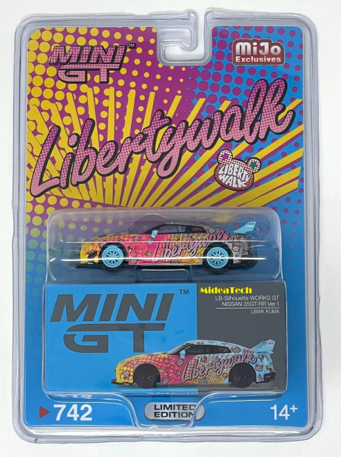 CHASE CAR 1/64 Mini GT Nissan GT-R R35 LB-Silhouette WORKS