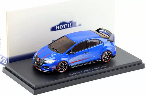 1/43 Ebbro 2014 Honda Civic Type R Concept Car (Blue) Car Model
