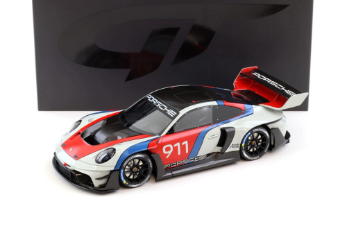 1/18 GT Spirit 2023 Porsche 911 (992) GT3 R Rennsport (White) Car
