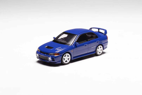 1/64 Motorhelix Mitsubishi Lancer Evolution IV (Icelle Blue