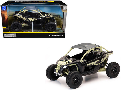 1/18 New Ray Can-Am Maverick X3 XRC Turbo ATV (Tan & Black