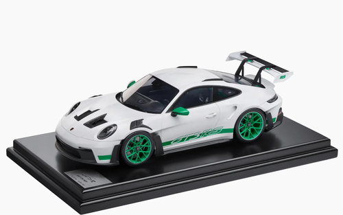 1/12 Dealer Edition Porsche 911 (992) GT3 RS 2022 Tribute Carrera RS (White & Green) Car Model