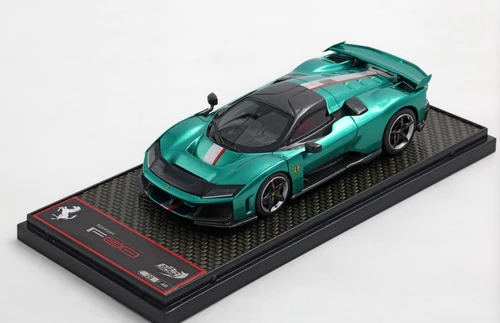 1/43 BBR Ferrari F80 Optional Carbon (Green Jewel with Two-Tone Carbon & Silver Rims) Car Model Limited 40 Pieces