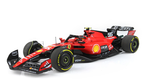 1/18 BBR 2023 Formula 1 Ferrari SF-23 Belgium GP Carlos Sainz Diecast Car Model Standard Package