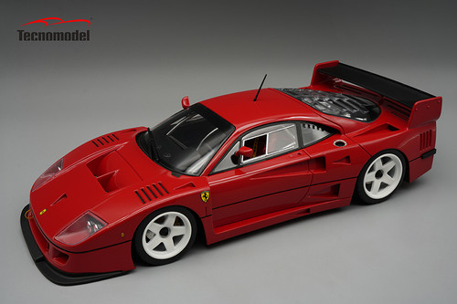1/18 Tecnomodel 1996 Ferrari F40 LM 1996 Press Red with White