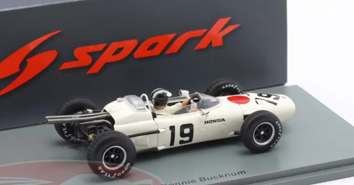 1/43 Spark Honda RA272 No.19 Monaco GP 1965 Ronnie Bucknum Car Model