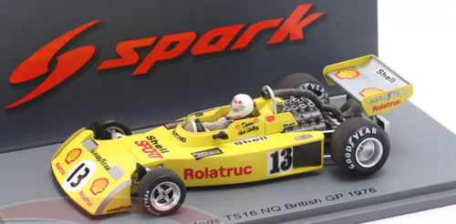 1/43 Spark Surtees TS16 No.13 NQ British GP 1976 Divina Galica Car Model