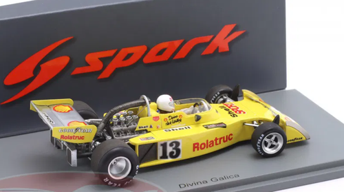 1/43 Spark Surtees TS16 No.13 NQ British GP 1976 Divina Galica Car Model
