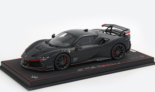 1/18 Ferrari SF90 XX Stradale #16 (Matte Black) Car Model Limited