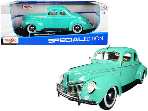 1939 Ford Deluxe Police 1/18 Diecast Model Car by Maisto