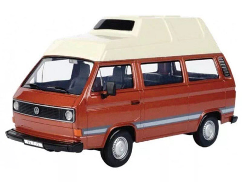 1/24 Motormax Volkswagen Type 2 (T3) Camper (Tan Metallic with