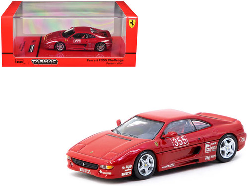 1/64 Tarmac Works Ferrari F355 Challenge Presentation (Red) Diecast Car Model