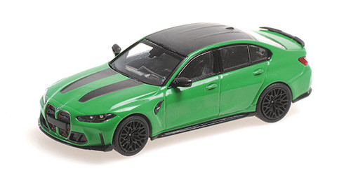 1/43 BMW M3 コンペティション G80 1/43 Minichamps 2023 BMW M3 CS G80 (Grey Metallic) Car Model