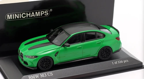 1/43 Minichamps 2023 BMW M3 CS G80 (Signal Green) Car Model
