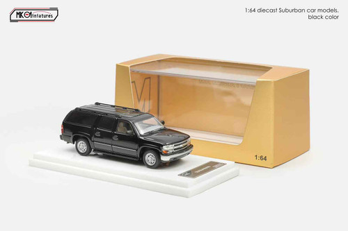 1/64 MK Miniatures 2003 Chevrolet Suburban (Red) Diecast Car Model