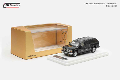 1/64 MK Miniatures 2003 Chevrolet Suburban (Red) Diecast Car Model
