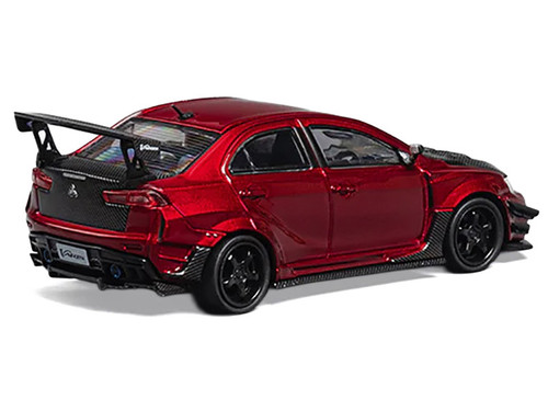 1/64 CM Model Mitsubishi Lancer Evo X Varis (Metalic Red) Diecast Car Model
