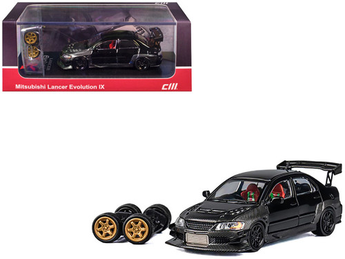 1/64 CM Model Mitsubishi Lancer Evo IX Evo 9 (Carbon Black