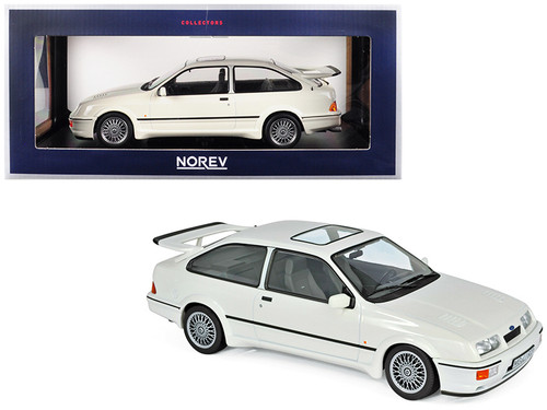 1986 Ford Sierra RS Cosworth White 1/18 Diecast Model Car by Norev
