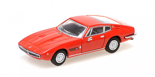 1/87 Minichamps 1967 Maserati Ghibli Coupe (Red) Car Model