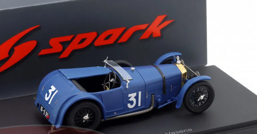1/43 Spark Tracta No.31 16h Le Mans 24H 1928 R. Bourcier - H. Vasena Car Model