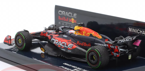1/43 Minichamps 2024 Formula 1 Oracle Red Bull Racing RB20 Max Verstappen #1 2nd Place British GP Car Model