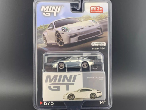CHASE CAR 1/64 Mini GT Porsche 911 (992) GT3 Touring (Chrome Shiny
