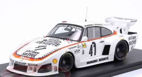 1/18 Spark Porsche 935 K3 No.41 Winner Le Mans 24H 1979 K. Ludwig - B. Whittington - D. Whittington Car Model