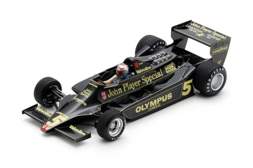 1/18 Spark 1978 Formula 1 Lotus 79 No.5 Winner Dutch GP 1978 Mario Andretti Car Model