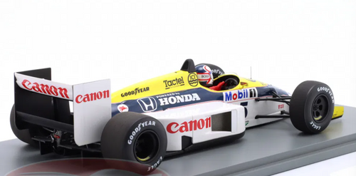 1/18 Spark 1986 Formula 1 Williams FW11 No.5 Winner British GP 1986 Nigel Mansell Car Model