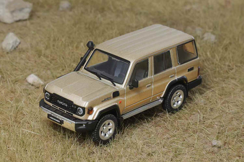1/64 LCD Toyota Land Cruiser LC70 (Champagne) Diecast Car Model