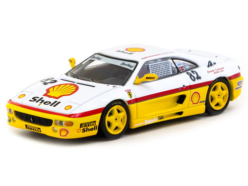 1/64 Tarmac Works Ferrari F355 Challenge 1999 D. Peter Andersen #82 Diecast Car Model