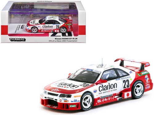 1/64 Tarmac Works Nissan NISMO GT-R LM 24h of Le Mans 1995 Presentation K. Hoshino, T. Suzuki, M. Kageyama Diecast Car Model 1/64 Tarmac Works Nissan NISMO GT-R LM 24h of Le Mans 1995 Presentation K. Hoshino, T. Suzuki, M. Kageyama Diecast Car Model