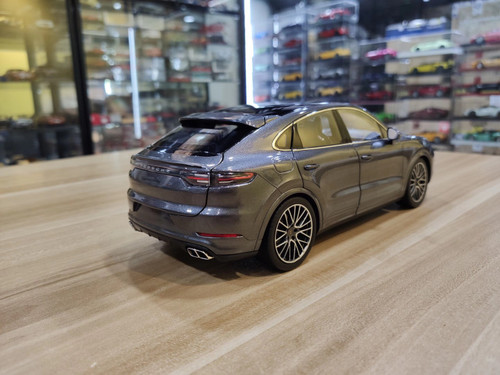 1/18 Norev 2019/2020 Porsche Cayenne Coupé Turbo (Dark Grey Metallic) Diecast Car Model