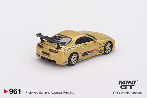 「Chase」1/64 MINI GT Toyota Supra (A80) Chase! Mini GT 1:64 Toyota Supra (A80) Top Secret GT-300 Raw