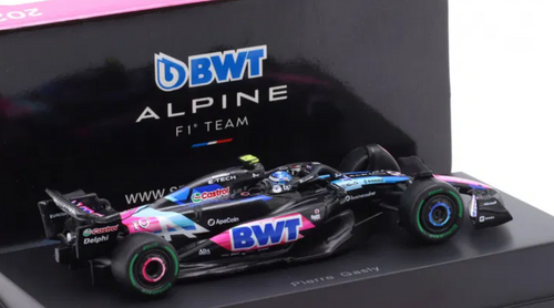 1/64 Spark 2024 Formula 1 BWT Alpine F1 Team A524 #10 3rd Place Brazilian GP 2024 Pierre Gasly Car Model